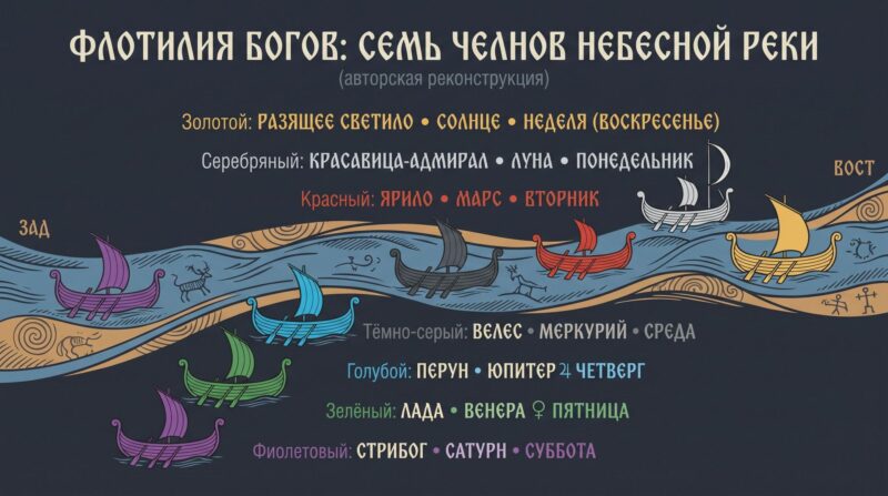 Флотилия Богов: планеты и дни недели у славян
