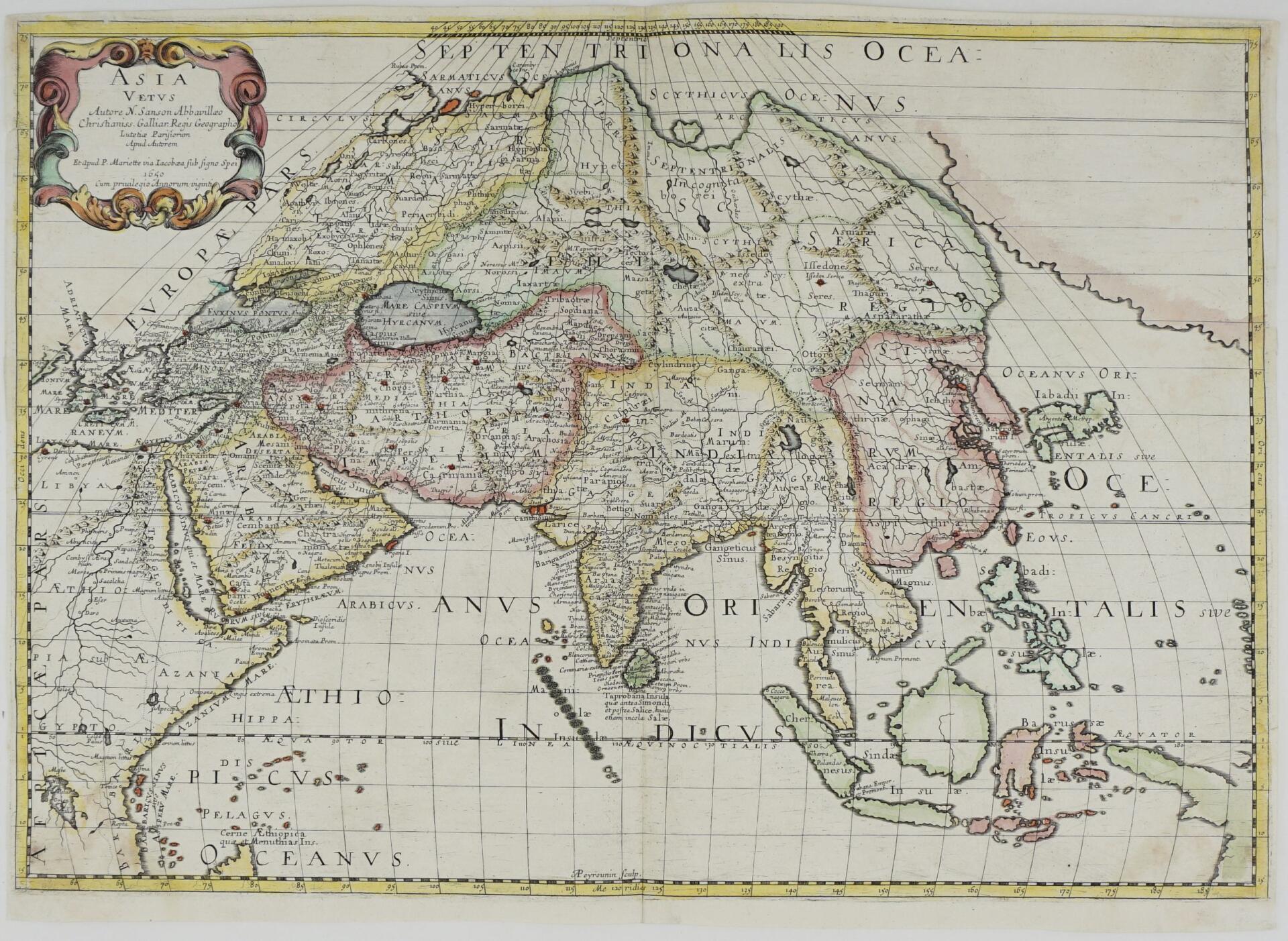 Средневековая Карта мира Ортелиуса