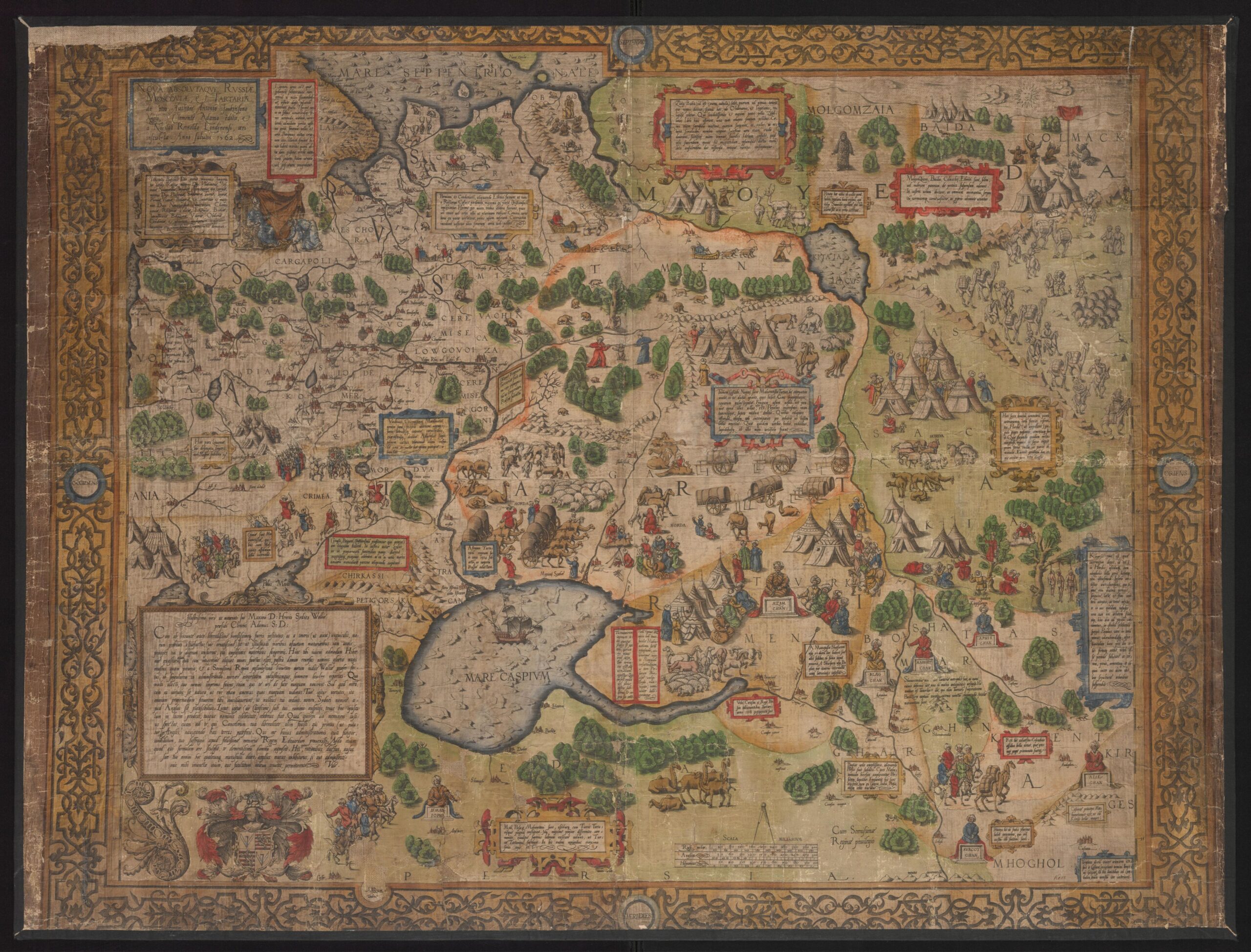 потерянная карта Тартарии Энтони Дженкинсона 1562 года