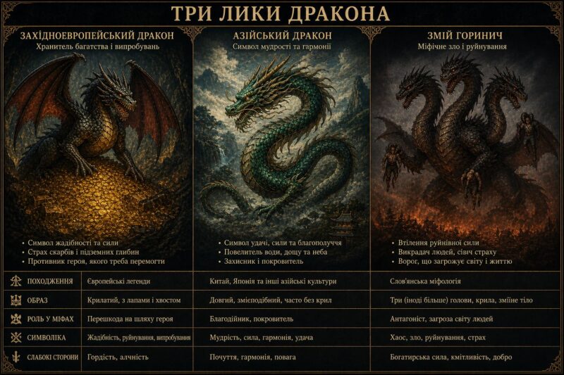 Три прояви дракону