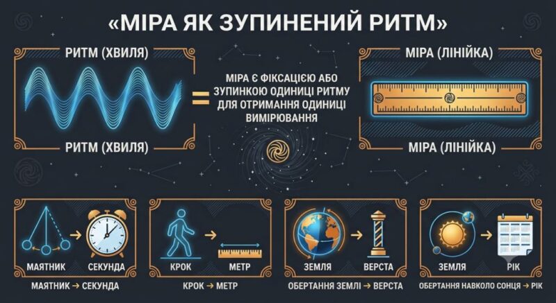 Усяка міра — це зупинений ритм