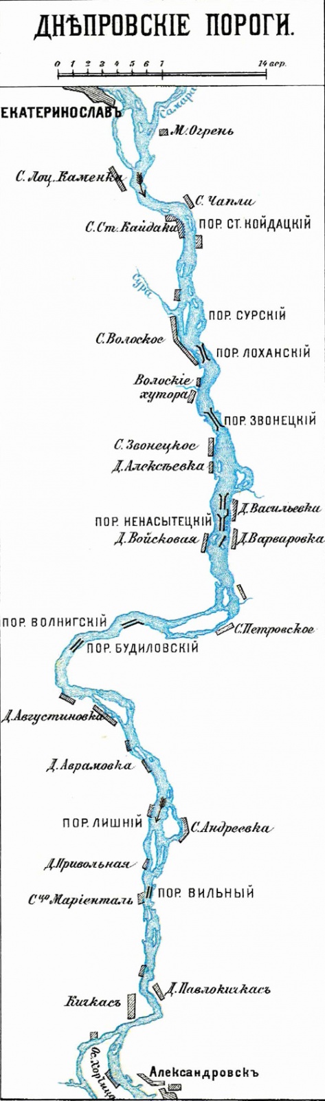 9 днепровских порогов 9 днепровских порогов