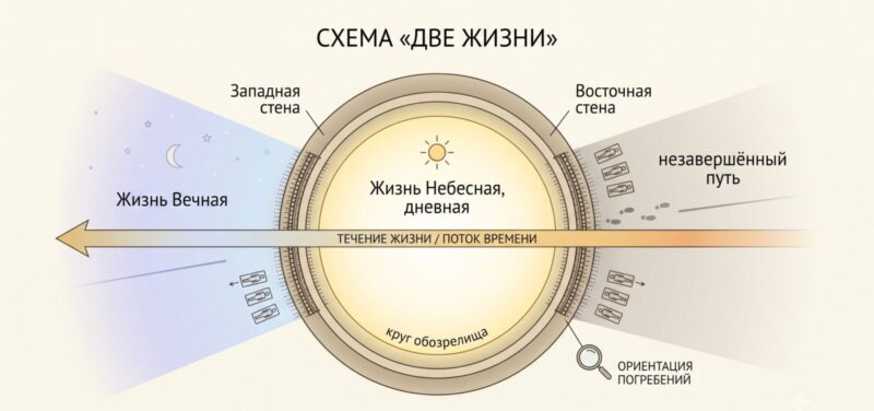 Границы миров: восточная и западная стена обсерватории