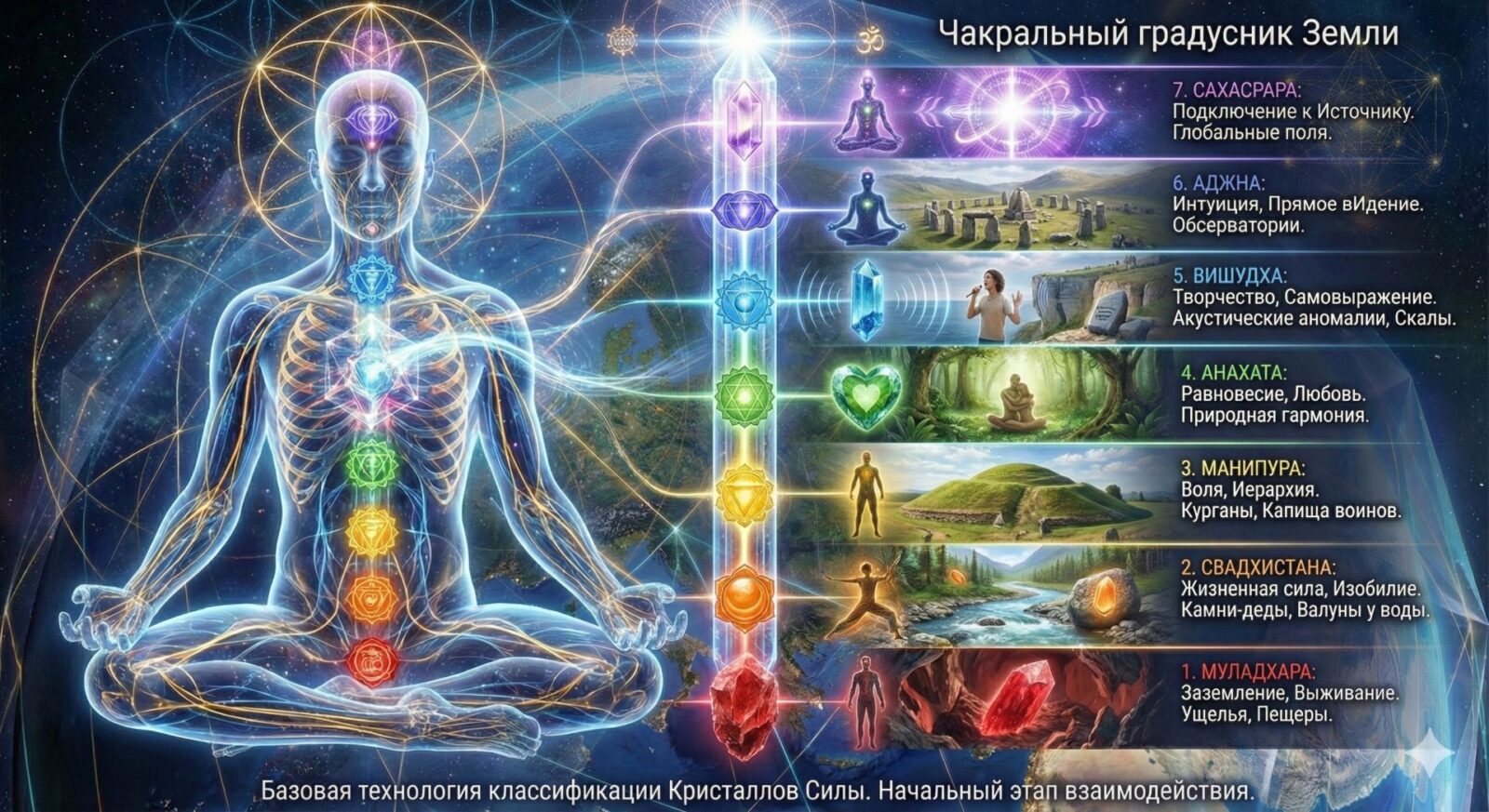 Чакральный градусник Земли