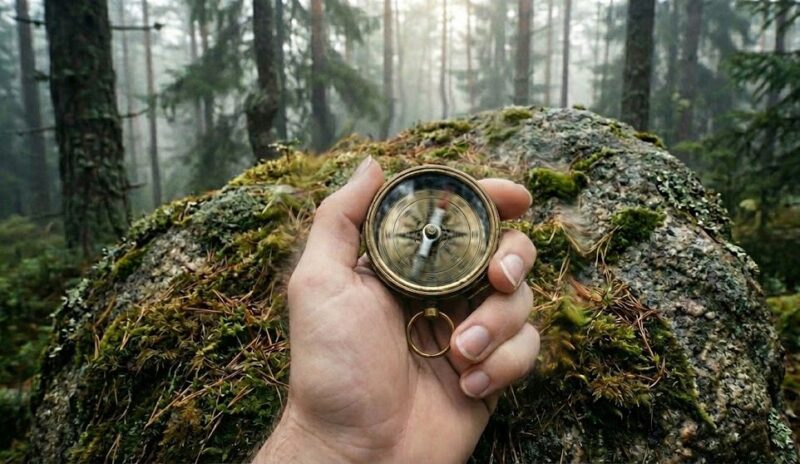 Танец стрелки компаса